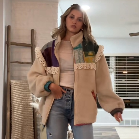 Sissel Edelbo vilma mix kantha jacket #5 - Picture 2 of 14